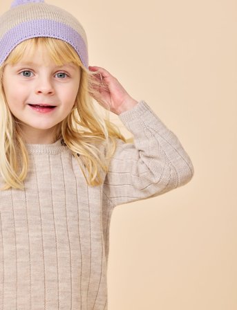 Copenhagen Colors Merino Knitted Blouse - Beige - 62