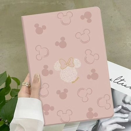Etui for iPad Air 4/5 10.9" Rosa Minnie BB1 Søt 10" Tegneserie Horisontal Vertikal Støtte