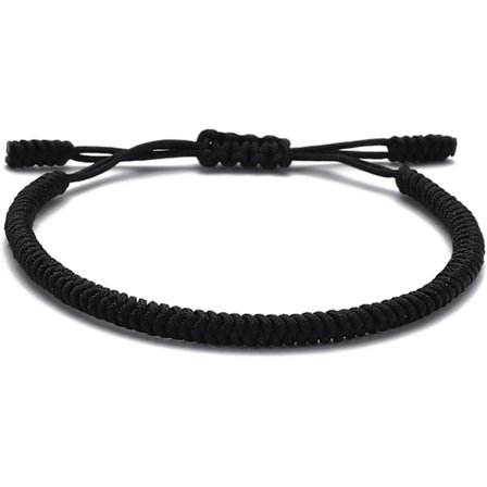 Håndlaget Tibetansk Lykke Armbånd for Kvinner, Menn, Tenåringer, Justerbar Størrelse Vennskapsgave Håndlaget Tau Flettet Chakra Armbånd