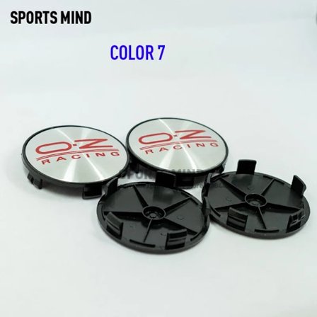 4 kpl/erä 8 VÄRIÄ 68MM OZ Racing Auton Pyörän Keskikupit Auton Tunnusmerkki Logo Pyörän Keskikupin tarra auton muotoilutarvikkeet