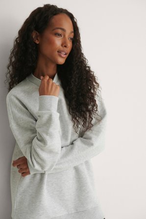 Pelican Bay x NA-KD Sweatshirt oversize - Sweatshirts - Gris - X-Small