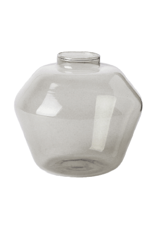 Åhléns Home Glasvas KLARA 9 cm Dekoration Grå ONESIZE