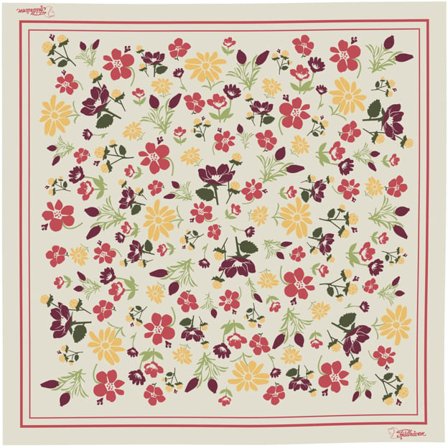 Fjällräven Fjällblomster Bandana One Size - Lapset - Chalk White - Muut-varusteet