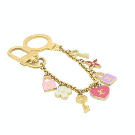 Louis Vuitton Vintage, Pre-owned Porte Cles Chainne Pretty Geel, Dames, Maat:ONE Size