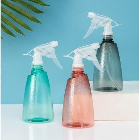 3 Stk. Tomme 500ML Sprayflasker, Plastik Sprayflasker, Tom Sprayflaske, Tom Pumpeflaske til Husholdningsbrug