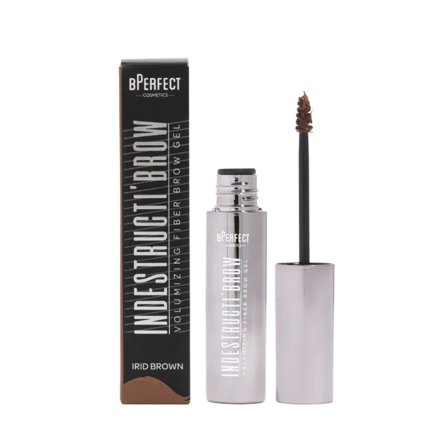BPERFECT Indestructi'Brow - Brow Fiber Gel Mascara Irid Brown 8ml - Gel e mascara sopracciglia