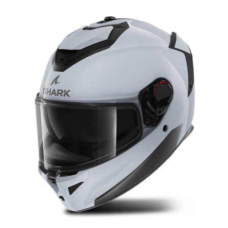 Integralhelm Shark Spartan GT Pro Blank Hell Glänzend Weiß M