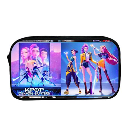 Kpop Demon Hunters Penalhus til Studerende Tegneserie Blyantæske Stati