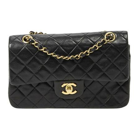 Chanel Vintage Pre-owned Mini Väska svart, Dam Vintage Väskor, Dam, Storlek: ONE SIZE
