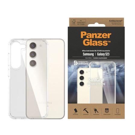 Panzer Transparent Samsung Galaxy S23 HardCase PanzerGlass - High quality tempered glass screen protector