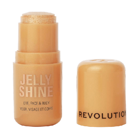 Revolution Jelly Shine Shadow and Highlight Stick Highlighter Dam Guld 5,5G
