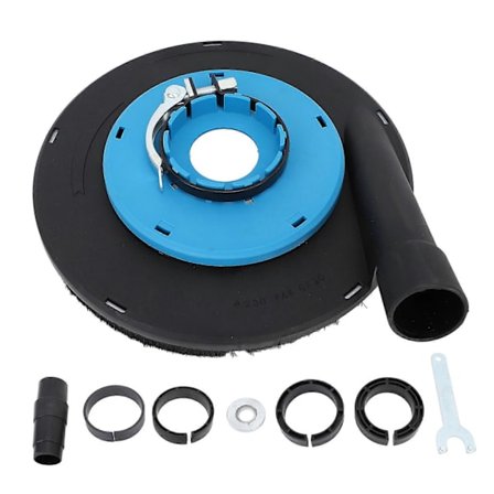 9 tommer vinkelsliber støvkappe overfladeslibning støvkappe kompatibel med 230 mm 9 tommer vinkelsliber blå sort B 230L