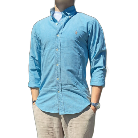 Blå Ralph Lauren Skjorta- Stl M, Slim fit