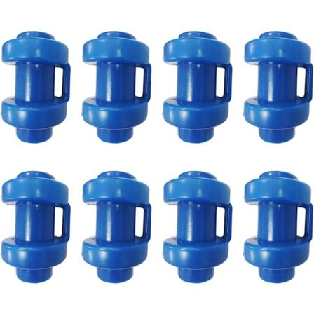 Pieces Trampoline Cap Trampoline Cap Trampoline Stolpehette Trampoline Innhegning PE Beskyttelseshette Sikkerhetserstatning Diameter 25mm Blå