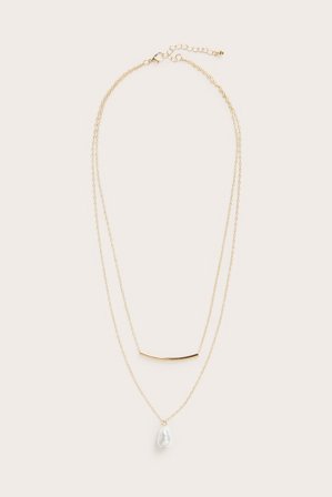 Kappahl | 2 kaulakorua Kulta ONE SIZE | Kulta