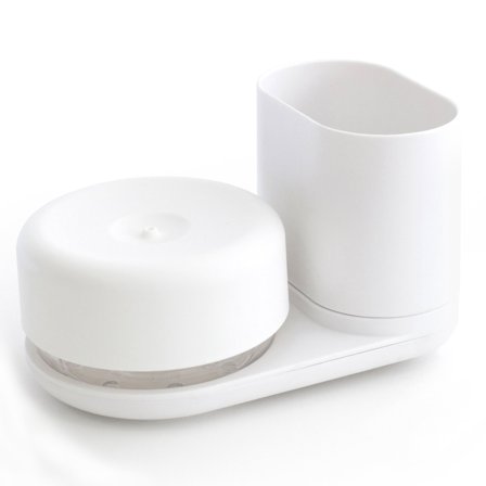 Bosign Opvaskemiddelpumpe med opbevaringsstativ, hvid | KitchenOne