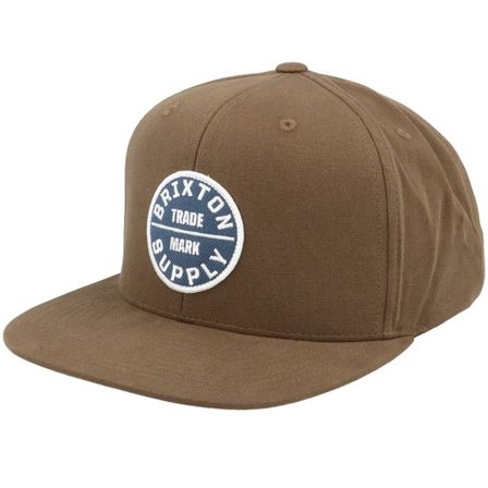 Brixton - Brun snapback Keps - Oath Iii Desert Palm Snapback @ Hatstore