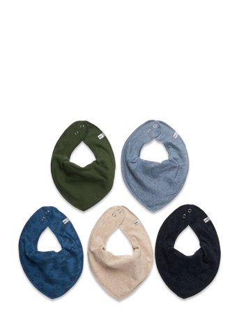 Pippi | Bandana Bib (5-Pack) | ONE SIZE