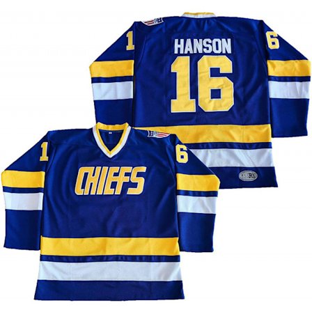 2026 Vintage Ishockeytrøye Menn Langermet Sportsskjorte Trendy*3XL*TMOMCQY-UC Hansen Blå 16