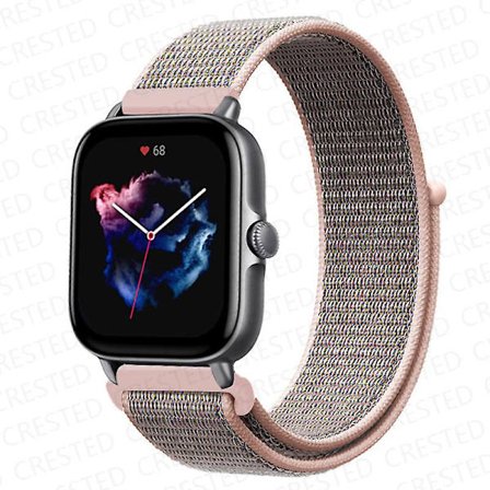 20 mm 22 mm watch för Amazfit Gts/2/2e/4/3/mini Gtr 4/2/3/ pro 47 mm Stratos 3 nylon Pulseira Correa Amazfit bipsband