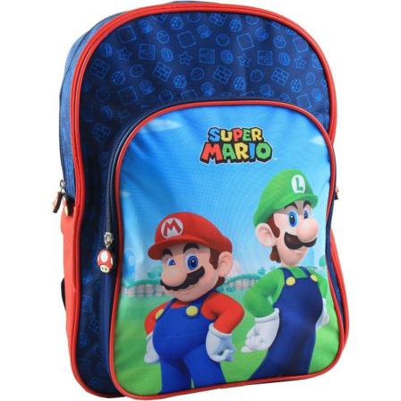 Super Mario Och Luigi Ryggsäck Väska 42x31x15cm Multifärg One Size