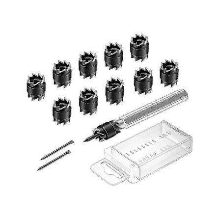 13 st Spot Svetsfräs Set, 3/8 HSS Spot Svetsfräs Borttagare Borr Bits Hålfräs Borttagare för Powe S202412272074