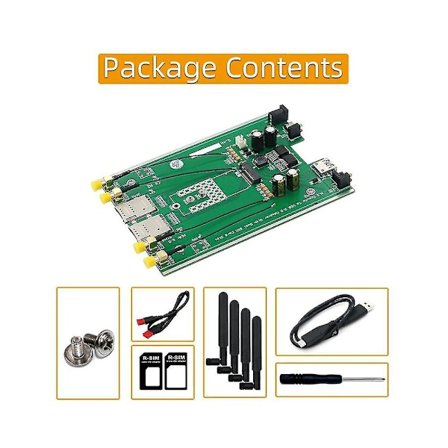 M.2(ngff) 3g/4g/5g -moduuli USB3.0-sovittimeen, jossa on kaksi paikkaa ja 4