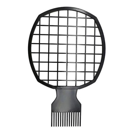 Kiharat hiukset kampa Tinafolio Hot Perm kampa MUSTA