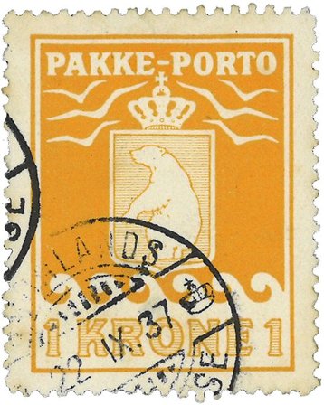 Grønland 1936 - Pakkeporto - AFA 14 - Stemplet