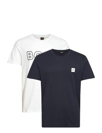 Teebox 6 T-shirts Short-sleeved Navy BOSS