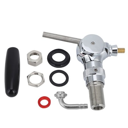 G5/8in Gjenget Ball Beer Kran Messing Fatøl Kran Bar Vinautomat Verktøy for Hjembryggingstilbehør