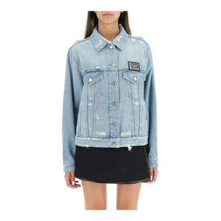 Dolce & Gabbana Denim Jakke Blå, Dame