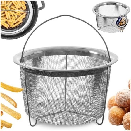 FRITYRKORG FÖR FRITYR AV POTATIS I DJUPFETT, INSATS AV STÅL