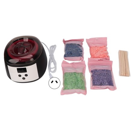 500cc Vaxvärmare Set 100W Hög Effekt Svart Vax Hårborttagning Värmare för Makeup 100‐240V AU-kontakt