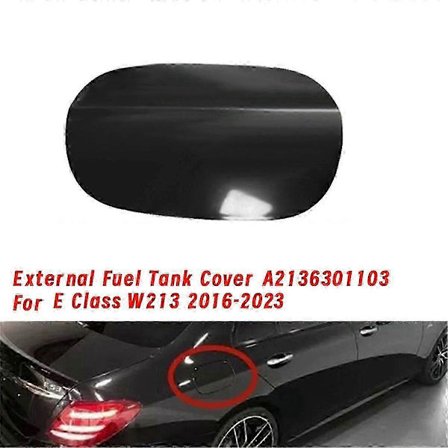 E Class W213 2016-2023 Externt Tanklock Lock Platta A2136301103 för Mercedes-