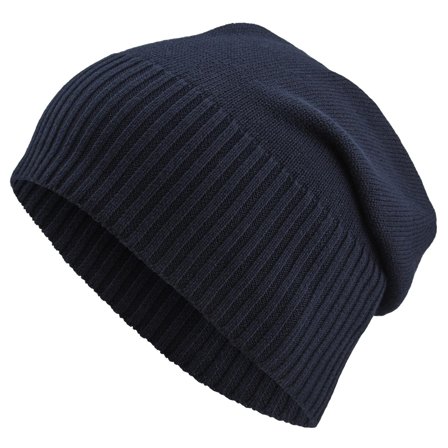 Ciemnogranatowa wiosenna czapka beanie Konrad Kite dla mężczyzn - Czapki typu beanie