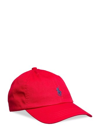Ralph Lauren Kids The Iconic Cotton Chino Ball Cap - Red - ONE SIZE