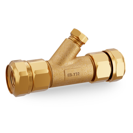 Ebeco EB-Y32 Y-kobling med trykknippel og pakning 32 mm, Varme