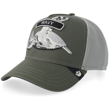 Goorin - Grün trucker Cap - Classic Rocker Wavy Palm A-frame Trucker @ Hatstore