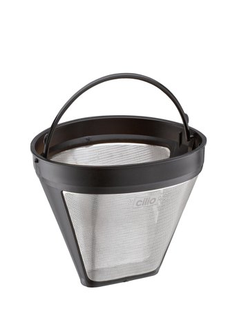 cilio Kaffefilter Str. 4 I Stål Genanvendeligt 12,5Cm - Silver - ONE SIZE