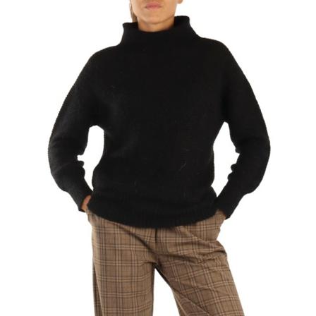 Alpha Studio, Turtlenecks Czarny, Kobieta, Rozmiar: M
