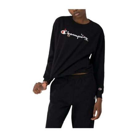 Champion Sweatshirts svart, Dam, Dam, Storlek: M
