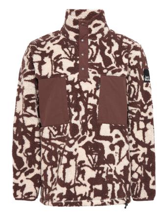 Pank Hudson Snap M Knitwear Half Zip Pullover Multi/mönstrad Jack Wolfskin