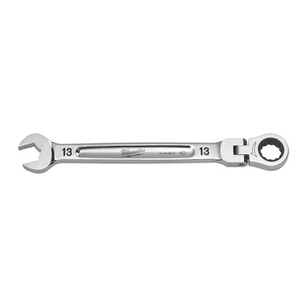 Milwaukee 4932480186 Skralle/kombinøkkel med leddhode 13 mm, Håndverktøy