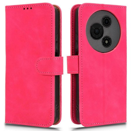 Kompatibelt för TCL 605 4G Läderfodral Hudkänsla Anti-fall Plånbok Flip Telefonfodral