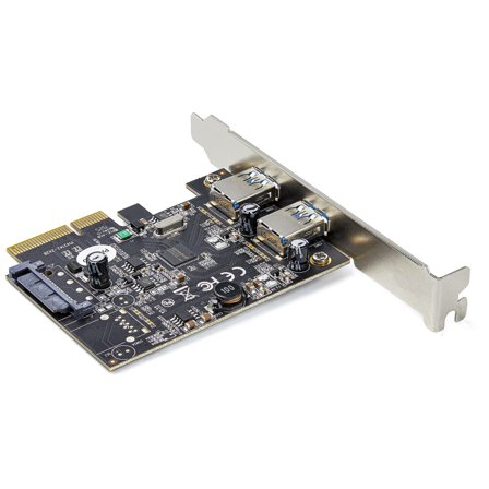 StarTech 2-Port USB PCIe Card 10Gbps/port - USB 3.1/3.2 Gen 2 Type-A PCI Express 3.0 x2 Host Controller Expansion Card - Windows/Linux - USB-adapter -
