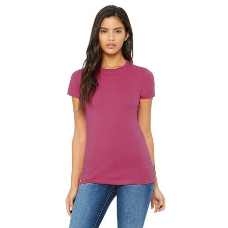 Bella + Canvas Dam/Damer The Favourite T-Shirt M Berry