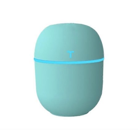 Ilmankostutin, Mini-ilmankostutin valolla, USB-ilmankostutin makuuhuoneeseen / toimistoon / autoon, 2 sumutilaa (vihreä) LGL