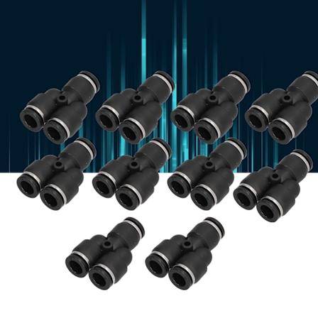 Slangedeler Graveret Indvendig Diameter Nem Demontering Tættet 3-Vejs Samling til Automatisering Udstyr Indvendig Diameter af Trachea 16mm