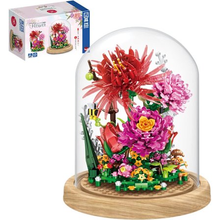 Blomsterbukett Byggset Blommor Botanisk Samling DIY Plan